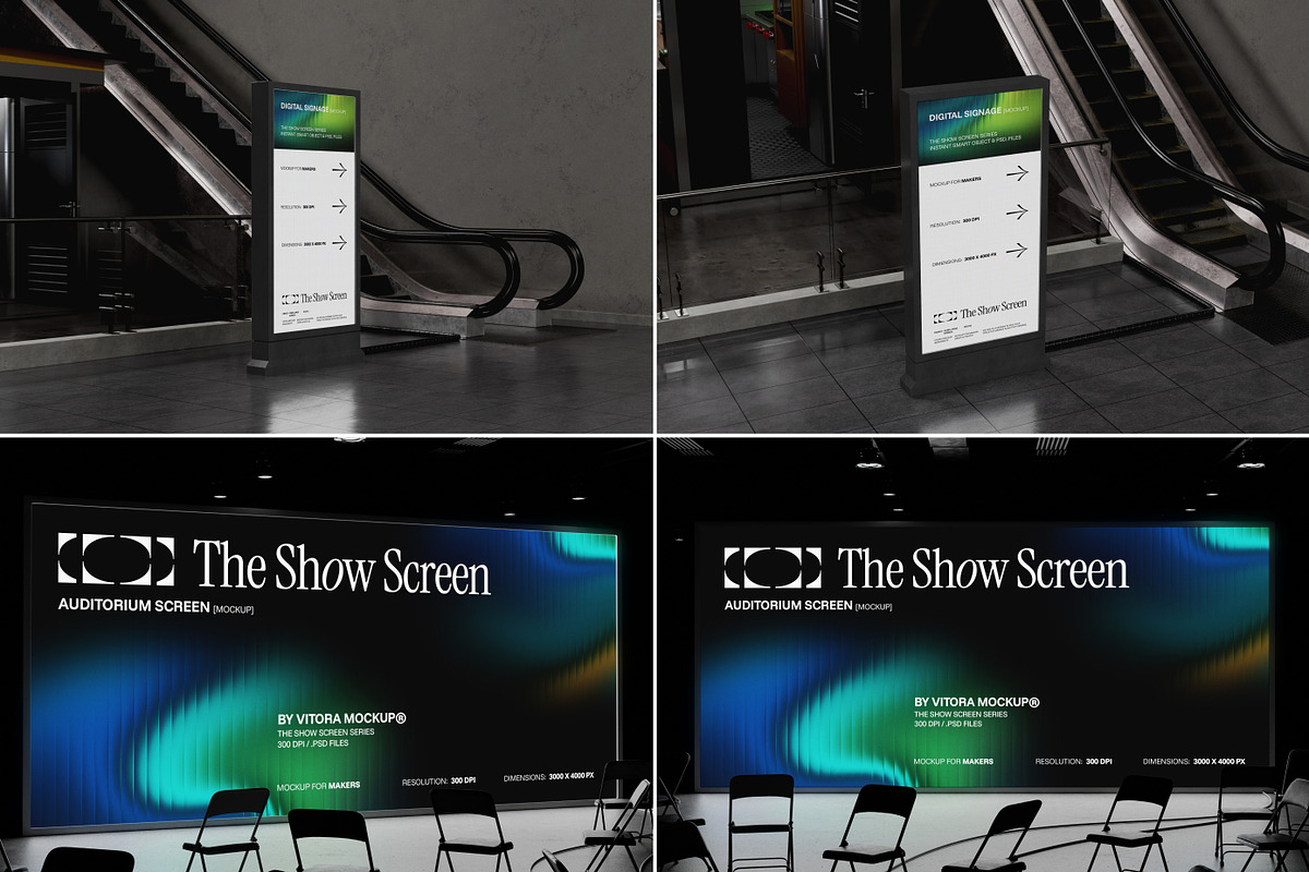 40+ Event Screen Mockup Bundle, a Mockup by Vitora Mockup (Photo 9 of 13)