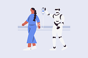 AI Medical Healthcare Illustration, a Healthcare Illustration by Jump Studio (Thumbnail 6 of 10)