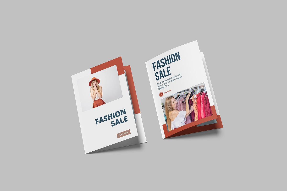 A4 Bifold Brochure Mockup, a Brochure Template by lamorastudio (Photo 11 of 11)