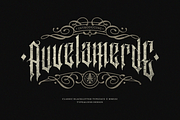 Auvelamerde, a Blackletter Font by ilhamtaro (Thumbnail 1 of 10)