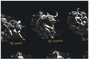 Collection of signs of the zodiac, an Illustration by Masterlevsha (Thumbnail 2 of 2)