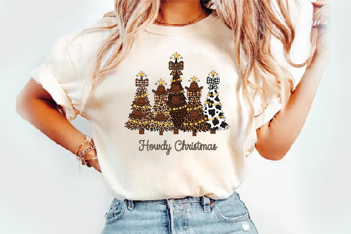 Howdy Christmas Png, an Illustration by Watercolor design (Photo 2 of 6)