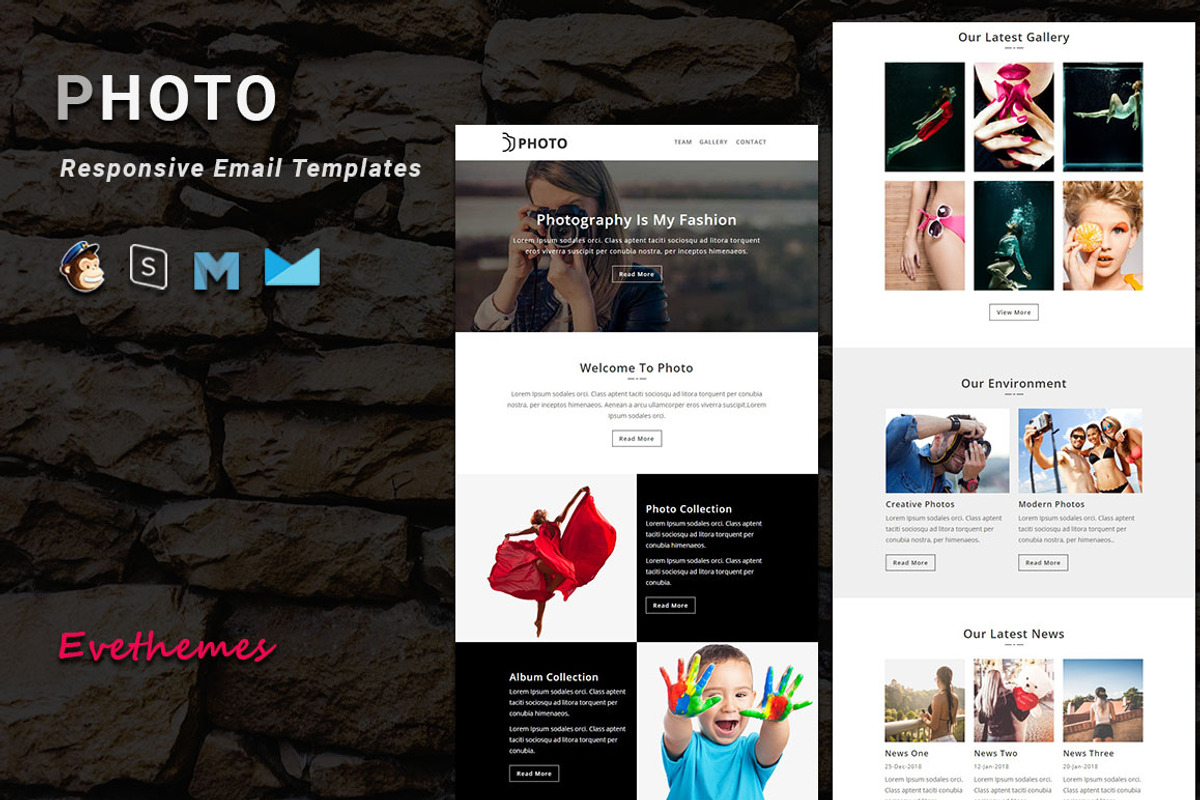 PHOTO - Responsive Email Template, an Email Template by evethemes (Photo 1 of 3)