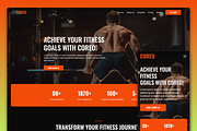 Coreo Fitness Gym Framer Template, a Landing Page Template by Flow Samurai Templates (Thumbnail 5 of 5)