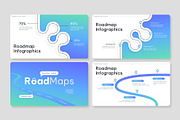 Roadmap Infographic PowerPoint, a Presentation Template by Premast (Thumbnail 3 of 4)
