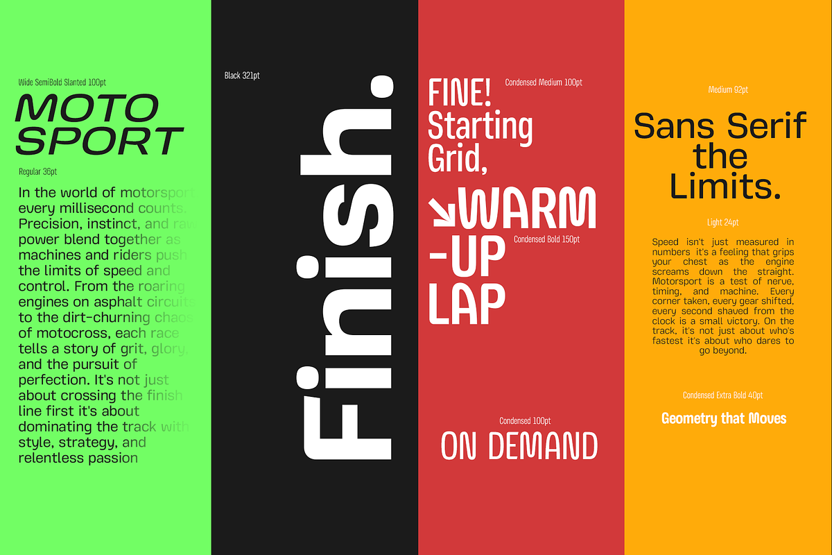 JT Millburn | Sport Racing Font, a Sans Serif Font by Jolicia Type (Photo 9 of 14)