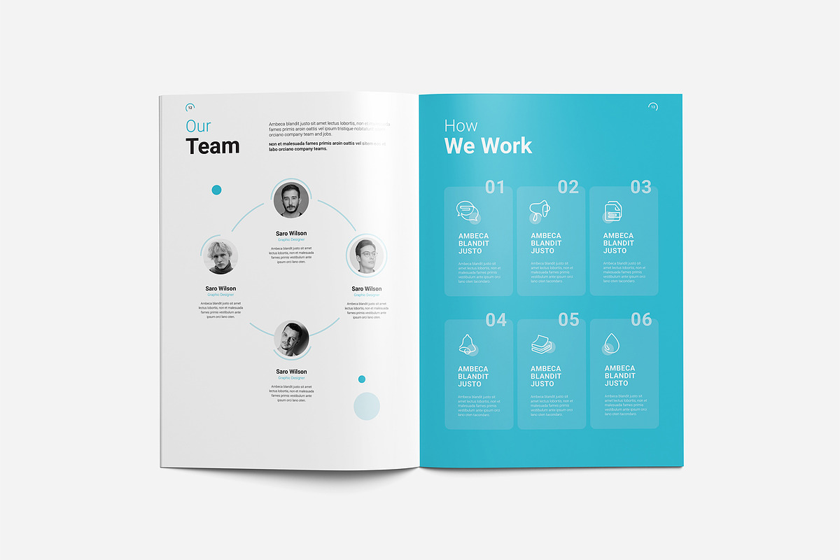 Company Profile, a Brochure Template by WOWPro (Photo 6 of 10)