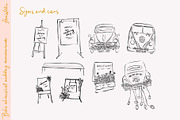 Boho Whimsical Wedding Clipart, an Illustration by Flora Wild Designs (Thumbnail 6 of 10)
