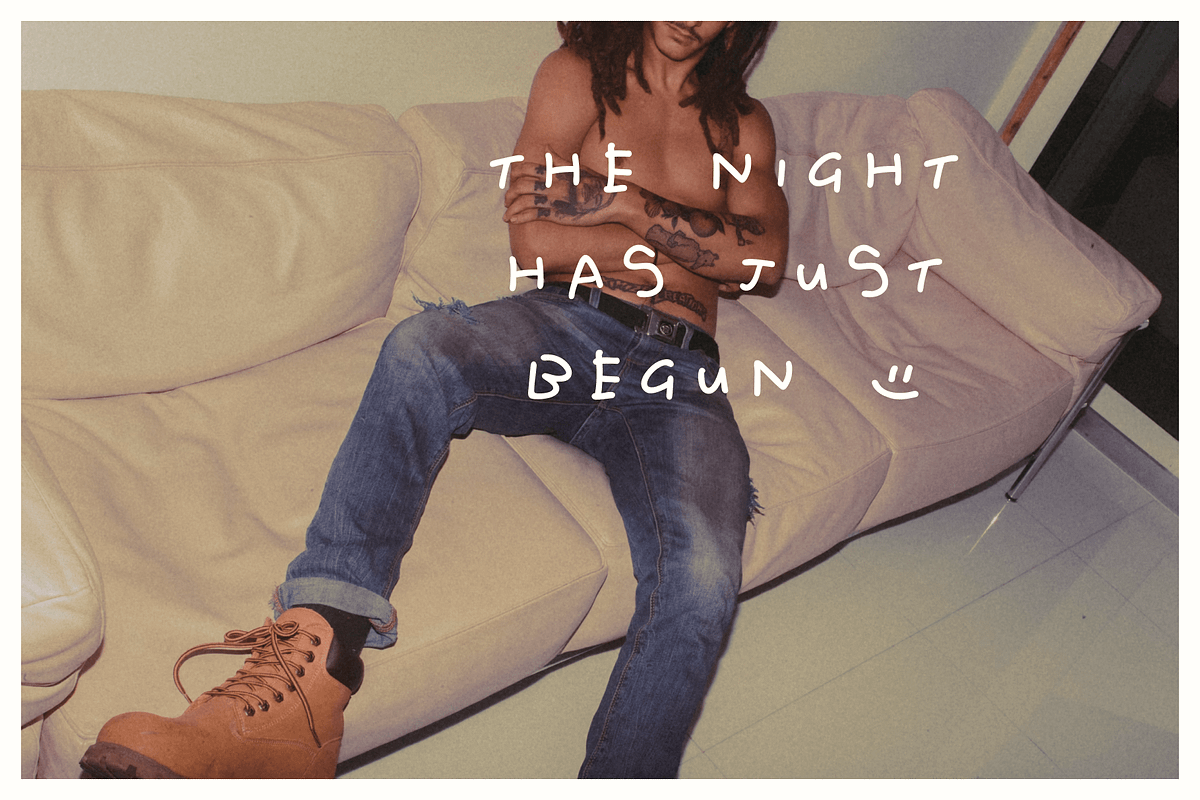 Bad Beans Messy Handwriting Font, a Handwritten Font by TYPEHEIST (Photo 3 of 13)