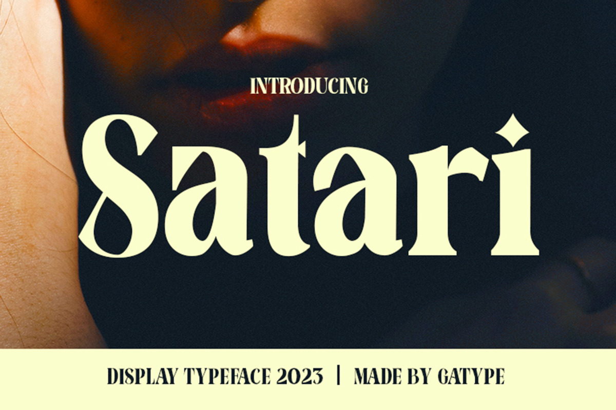 Satari, a Sans Serif Font by Gatype (Photo 1 of 10)