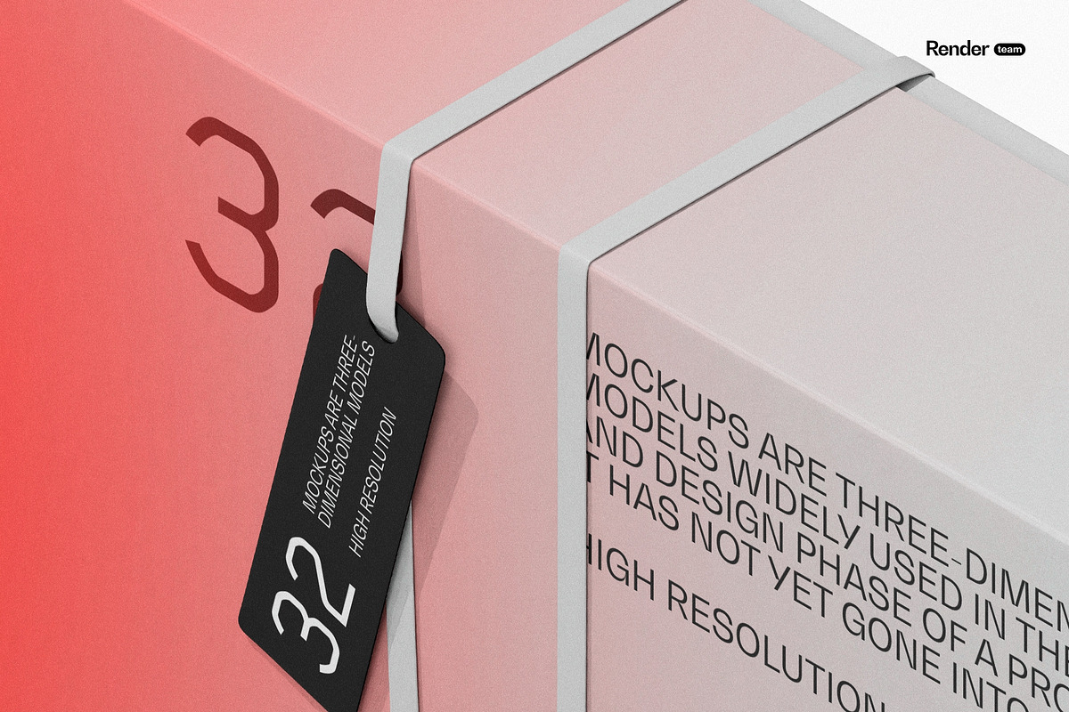 Paper Box Mockup Set, a Packaging Mockup by Renderteam (Photo 8 of 14)