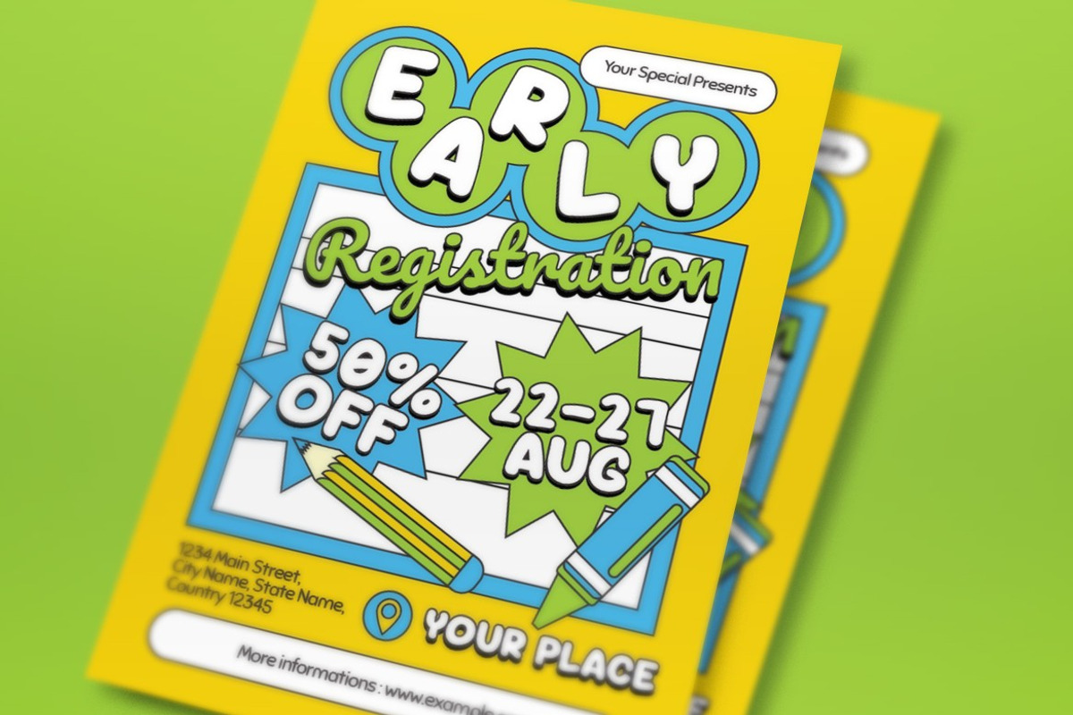 Early Registration Flyer preview 2