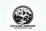 60 Eco Globe Landscape Silhouette, a Technology Illustration by Amazin_art (Thumbnail 17 of 49)