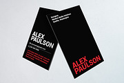 Simple Business Card Design 014, a Business Card Template by Nonaglyph Design (Thumbnail 1 of 4)