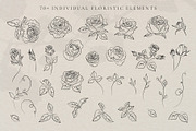 Minimalistic Line Art Roses, a Decorative Illustration by La Petite Line Art (Thumbnail 2 of 12)