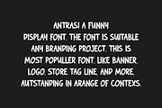 Antrasi - Funny Font, a Sans Serif Font by Iqsiart Studio (Thumbnail 2 of 6)