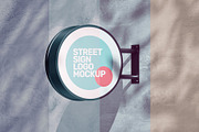 Street Sign Mockup (32 PSD Scenes), an Advertising Mockup by Traint (Thumbnail 41 of 50)