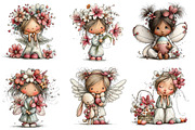 Whimsical Easter Angels Clipart, an Illustration by Dream Creation (Thumbnail 5 of 7)