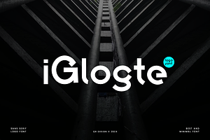 Iglogte - Minimal Logo Font