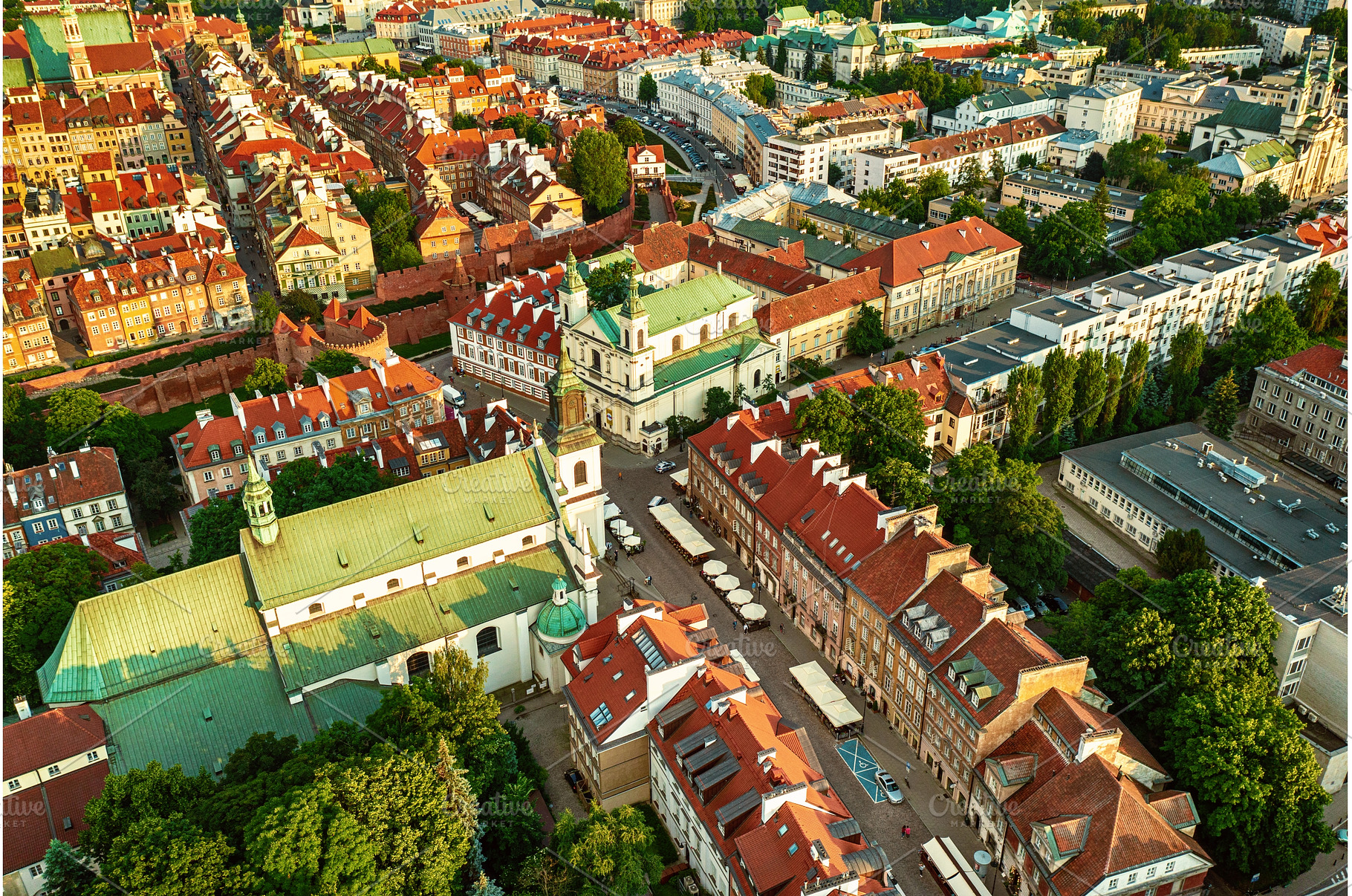 Old city in Warsaw, an Architecture Photo by Nature and travel