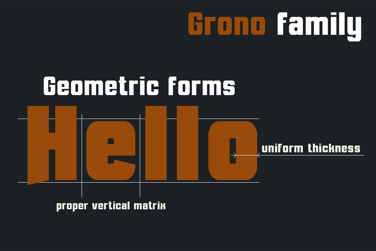 Grono font family, a Blackletter Font by vlad.berla (Photo 3 of 8)