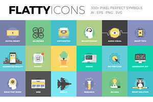 Flatty Icons Collection