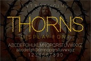 Thorns, a Sans Serif Font by herulogo (Thumbnail 1 of 5)