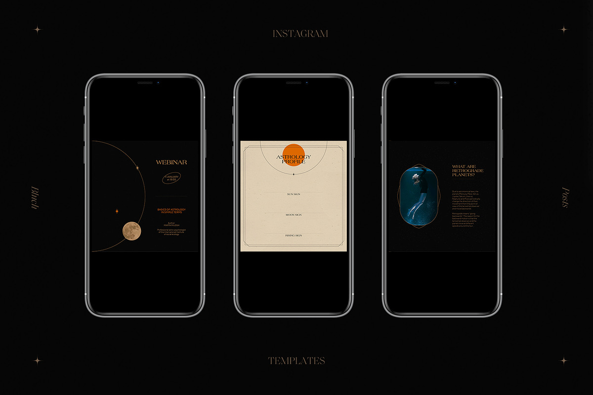 Astra Zodiac Instagram Templates, a Social Media Template by BlancheStudio (Photo 6 of 11)