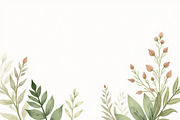 Boho Greenery Wreath & Frame Set, an Illustration by BIPLOB EXPERT (Thumbnail 4 of 6)