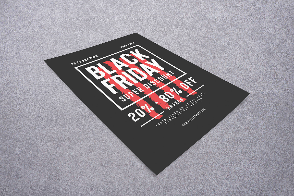Black Friday Flyer, a Flyer Template by lilyshop (Photo 2 of 2)