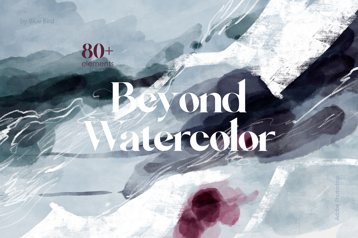 Beyond Watercolor. Abstract Set, an Object Illustration by Colden Blue (Photo 1 of 24)
