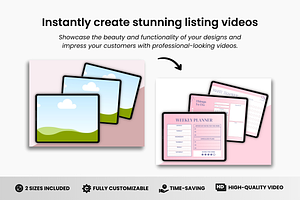 Digital Tablet Listing Video Canva