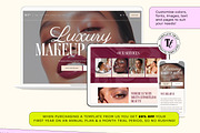 Makeup Artist Website Squarespace, a Squarespace Template by Template Twist Shop (Thumbnail 7 of 9)
