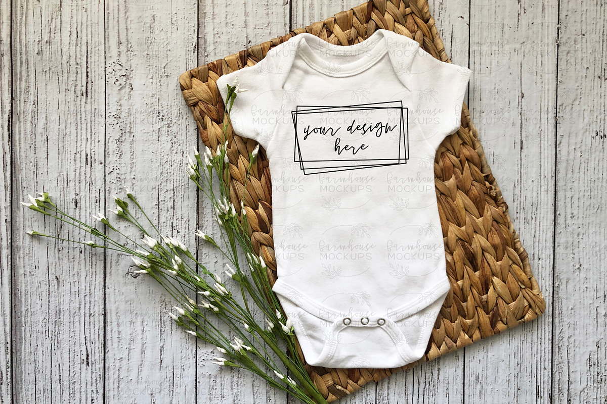 Baby Clothing Mockup Bundle, an Apparel Mockup by Affinity Grove (Photo 4 of 11)