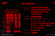 UT Forsaken Village - A Scary Font, a Serif Font by Universitype (Thumbnail 11 of 12)