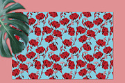 20JPG/EPS Tropical floral pattern, a Pattern Graphic by Theraphosath (Thumbnail 19 of 30)