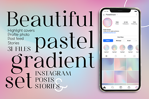 Pastel Gradient Background Pack