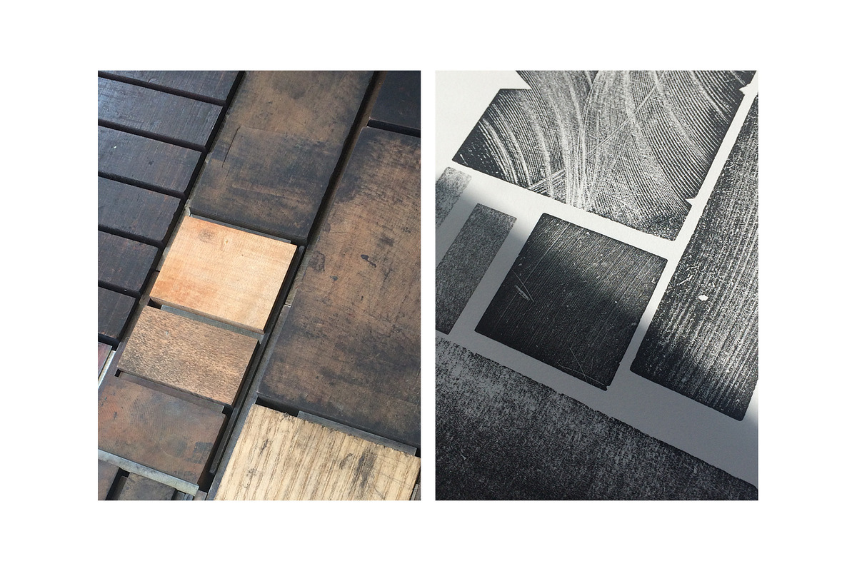 30 Wood Type Textures. Pack N2., a Texture Graphic by Letterpress Corner (Photo 5 of 5)