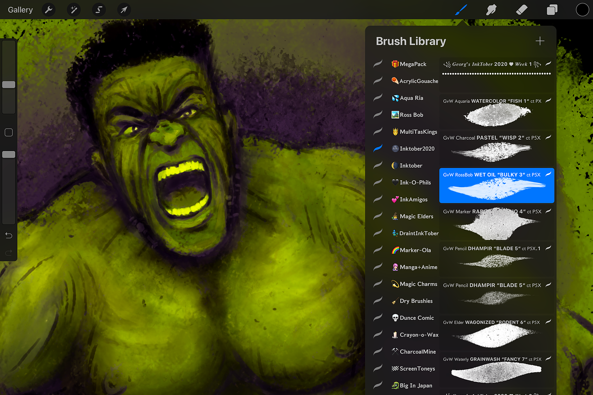 Georg's BrushTober 150+ Brushes Pack, a Brush Add-On by Georg's Procreate Brushes (Photo 15 of 21)