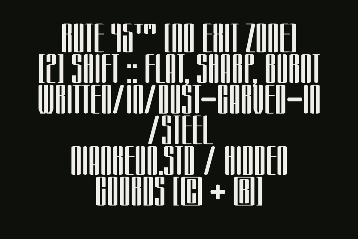 Thraquen – Condensed Display, a Blackletter Font by Nian Keun Studio (Photo 4 of 11)