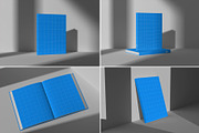 US Letter Book Mockup - 8 Views, a Books & Magazine Mockup by Illusiongraphic (Thumbnail 11 of 23)
