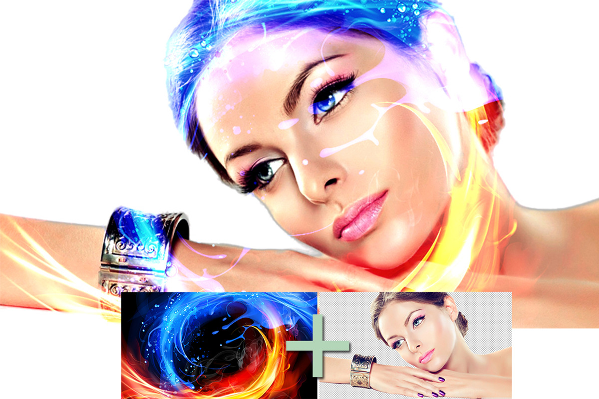 Double Exposure Photoshop Actions, an Action Add-On by KnightWipers (Photo 1 of 3)