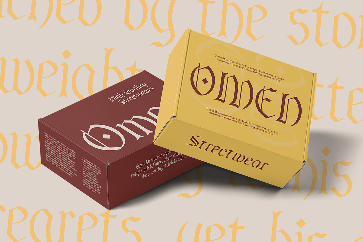 CS Aristide – Blackletter Font, a Blackletter Font by Craft Supply Co. (Photo 3 of 8)