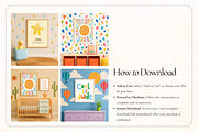 50 Kids Nursery Frame Canva Mockups, a Household Mockup by Matisse Studio (Thumbnail 10 of 10)
