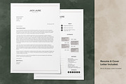 Modern Creative CV / Resume Template, a Resume Template by Jack Laurie Design (Thumbnail 3 of 4)