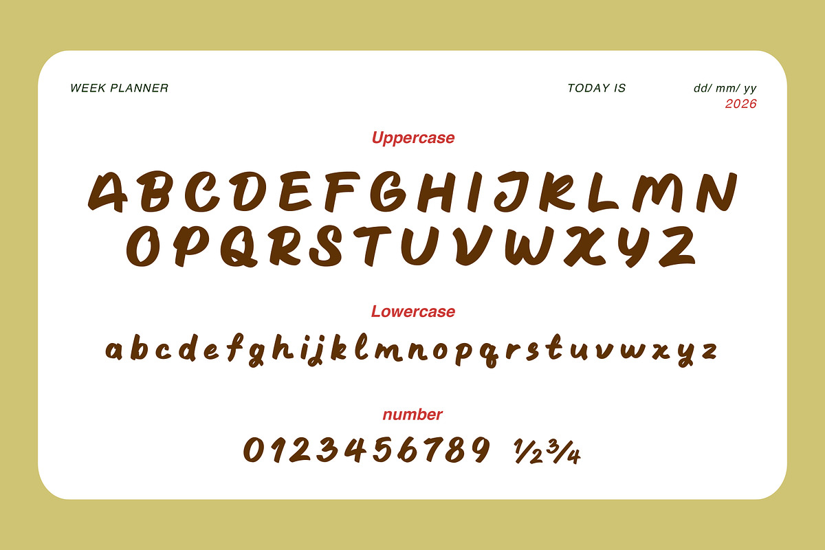 Mira Notes, a Handwritten Font by RanRan & Co. (Photo 11 of 12)
