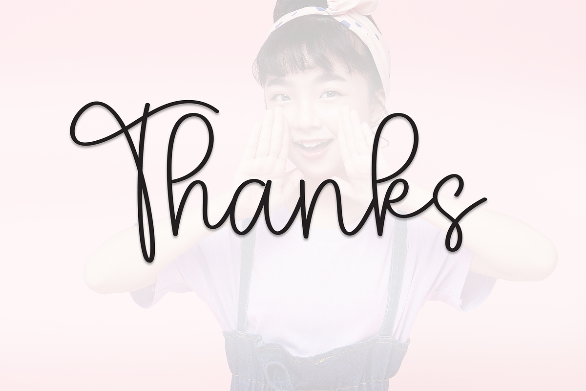 Cutegirl | Script Font, a Handwritten Font by Scratchones (Photo 9 of 9)
