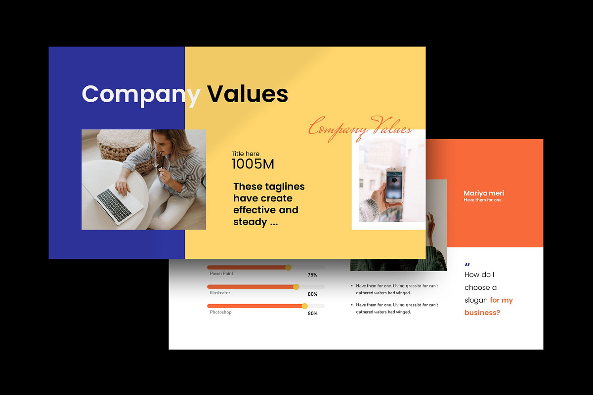 Business Presentation Template, a Presentation Template by GoldenPixelStudio (Photo 3 of 14)