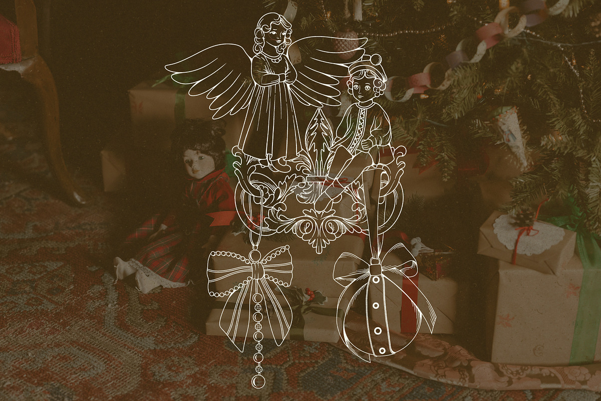 Victorian Christmas + Procreate, a Decorative Illustration by Skliarova (Photo 5 of 10)