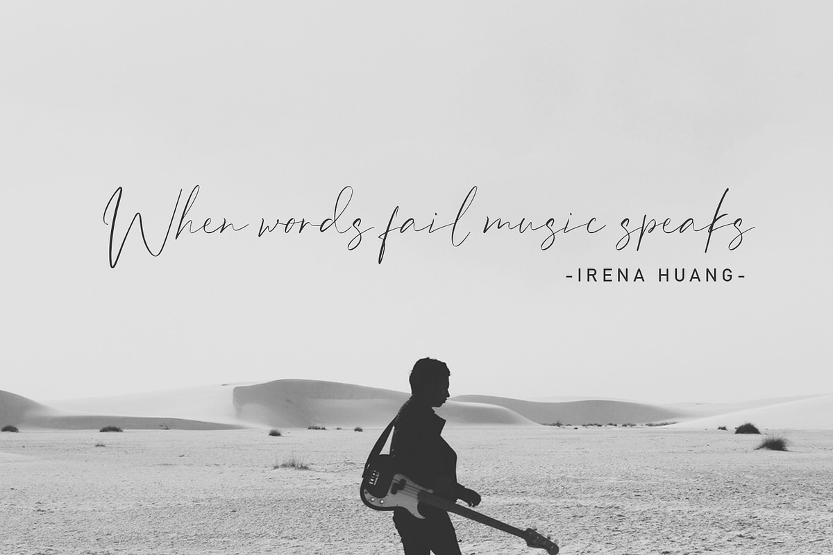Birdsong - Script Font preview 6